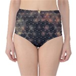Abstract Psychedelic Geometry Andy Gilmore Sacred Classic High-Waist Bikini Bottoms