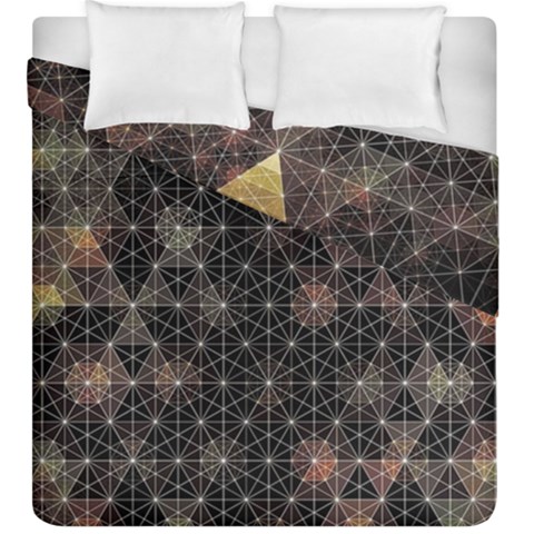 Abstract Psychedelic Geometry Andy Gilmore Sacred Duvet Cover Double Side (King Size) from ArtsNow.com