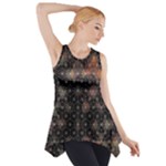 Abstract Psychedelic Geometry Andy Gilmore Sacred Side Drop Tank Tunic