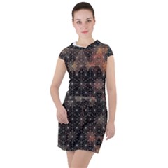 Drawstring Hooded Dress 