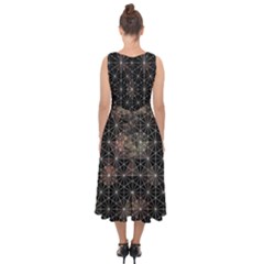 Midi Tie-Back Chiffon Dress 