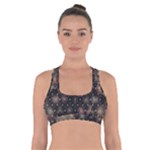 Abstract Psychedelic Geometry Andy Gilmore Sacred Cross Back Sports Bra