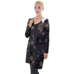 Abstract Psychedelic Geometry Andy Gilmore Sacred Hooded Pocket Cardigan