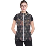 Abstract Psychedelic Geometry Andy Gilmore Sacred Women s Puffer Vest