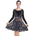 Abstract Psychedelic Geometry Andy Gilmore Sacred Plunge Pinafore Dress