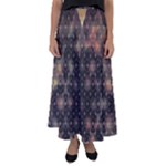Abstract Psychedelic Geometry Andy Gilmore Sacred Flared Maxi Skirt