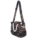 Abstract Psychedelic Geometry Andy Gilmore Sacred Rope Handles Shoulder Strap Bag