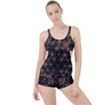 Abstract Psychedelic Geometry Andy Gilmore Sacred Boyleg Tankini Set 