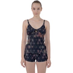 Tie Front Two Piece Tankini 