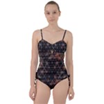 Abstract Psychedelic Geometry Andy Gilmore Sacred Sweetheart Tankini Set