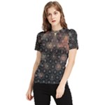 Abstract Psychedelic Geometry Andy Gilmore Sacred Women s Short Sleeve Rash Guard