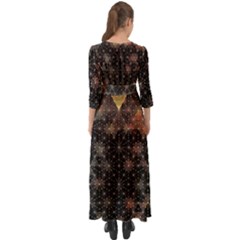 Button Up Boho Maxi Dress 