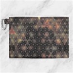 Abstract Psychedelic Geometry Andy Gilmore Sacred Canvas Cosmetic Bag (XL)