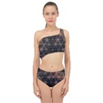 Abstract Psychedelic Geometry Andy Gilmore Sacred Spliced Up Two Piece Swimsuit