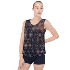 Bubble Hem Chiffon Tank Top 