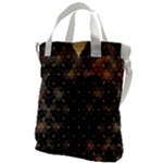Abstract Psychedelic Geometry Andy Gilmore Sacred Canvas Messenger Bag