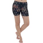 Abstract Psychedelic Geometry Andy Gilmore Sacred Lightweight Velour Yoga Shorts