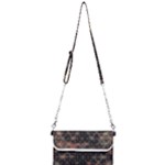 Abstract Psychedelic Geometry Andy Gilmore Sacred Mini Crossbody Handbag