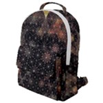Abstract Psychedelic Geometry Andy Gilmore Sacred Flap Pocket Backpack (Small)