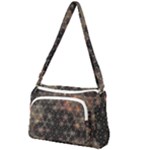 Abstract Psychedelic Geometry Andy Gilmore Sacred Front Pocket Crossbody Bag