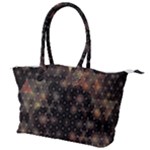 Abstract Psychedelic Geometry Andy Gilmore Sacred Canvas Shoulder Bag