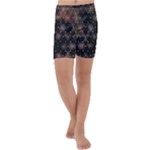 Abstract Psychedelic Geometry Andy Gilmore Sacred Kids  Lightweight Velour Capri Yoga Leggings