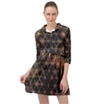 Abstract Psychedelic Geometry Andy Gilmore Sacred Mini Skater Shirt Dress
