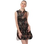 Abstract Psychedelic Geometry Andy Gilmore Sacred Sleeveless Shirt Dress