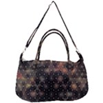 Abstract Psychedelic Geometry Andy Gilmore Sacred Removable Strap Handbag