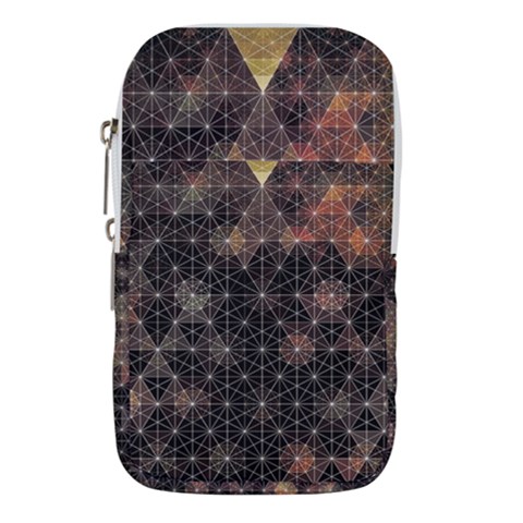 Abstract Psychedelic Geometry Andy Gilmore Sacred Waist Pouch (Large) from ArtsNow.com
