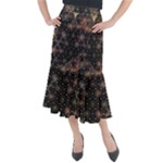 Abstract Psychedelic Geometry Andy Gilmore Sacred Midi Mermaid Skirt