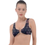 Abstract Psychedelic Geometry Andy Gilmore Sacred Ring Detail Bikini Top