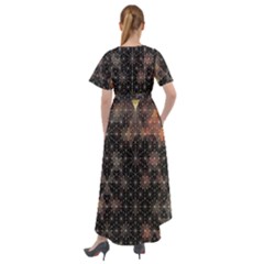 Front Wrap High Low Dress 