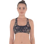 Abstract Psychedelic Geometry Andy Gilmore Sacred Cross Back Hipster Bikini Top 