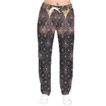 Abstract Psychedelic Geometry Andy Gilmore Sacred Women Velvet Drawstring Pants