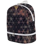 Abstract Psychedelic Geometry Andy Gilmore Sacred Zip Bottom Backpack