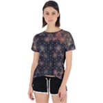 Abstract Psychedelic Geometry Andy Gilmore Sacred Open Back Sport T-Shirt