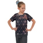 Abstract Psychedelic Geometry Andy Gilmore Sacred Kids  Mesh Piece T-Shirt