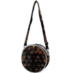 Abstract Psychedelic Geometry Andy Gilmore Sacred Crossbody Circle Bag