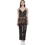 Abstract Psychedelic Geometry Andy Gilmore Sacred V-Neck Camisole Jumpsuit