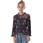 Abstract Psychedelic Geometry Andy Gilmore Sacred Kids  Frill Detail T-Shirt
