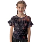 Abstract Psychedelic Geometry Andy Gilmore Sacred Kids  Cut Out Flutter Sleeves