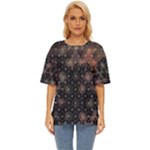 Abstract Psychedelic Geometry Andy Gilmore Sacred Oversized Basic T-Shirt