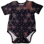 Abstract Psychedelic Geometry Andy Gilmore Sacred Baby Short Sleeve Bodysuit