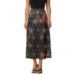Abstract Psychedelic Geometry Andy Gilmore Sacred Classic Midi Chiffon Skirt