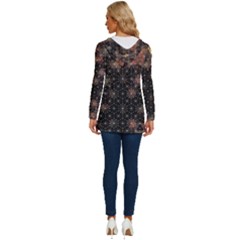 Long Sleeve Drawstring Hooded Top 