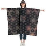 Abstract Psychedelic Geometry Andy Gilmore Sacred Women s Hooded Rain Ponchos