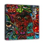 Somewhere Near Oblivion Nightmares Acid Colors Psychedelic Mini Canvas 8  x 8  (Stretched)