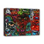 Somewhere Near Oblivion Nightmares Acid Colors Psychedelic Deluxe Canvas 16  x 12  (Stretched) 