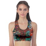 Somewhere Near Oblivion Nightmares Acid Colors Psychedelic Fitness Sports Bra